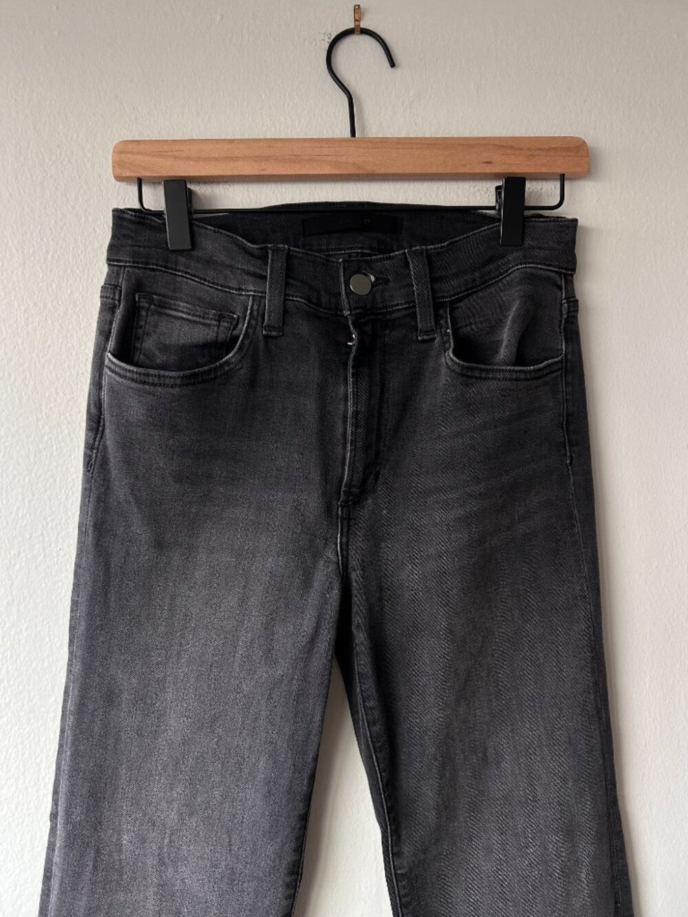 Joe's Jeans The Molly Petite Flare Guilt Free Washed Black Jeans 27P High Rise - Picture 4 of 11